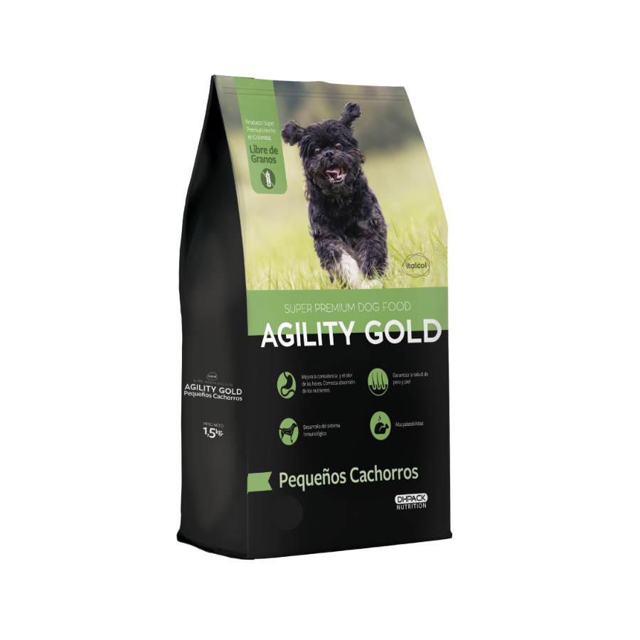 Concentrado Agility Gold para Perro Grandes Cachorros 3 Kgs