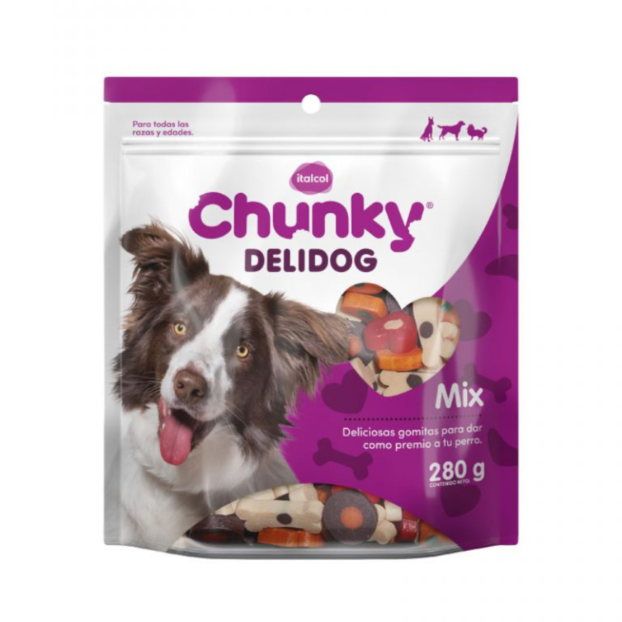 Chunky Snacks DeliDog Adultos Mix Gomas 280 Grs
