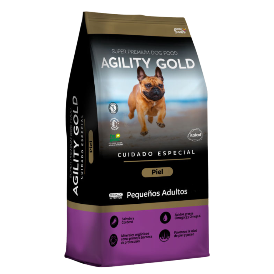 Concentrado Agility Gold Para Perro Pequeños Adultos Cuidado Piel 3 Kg