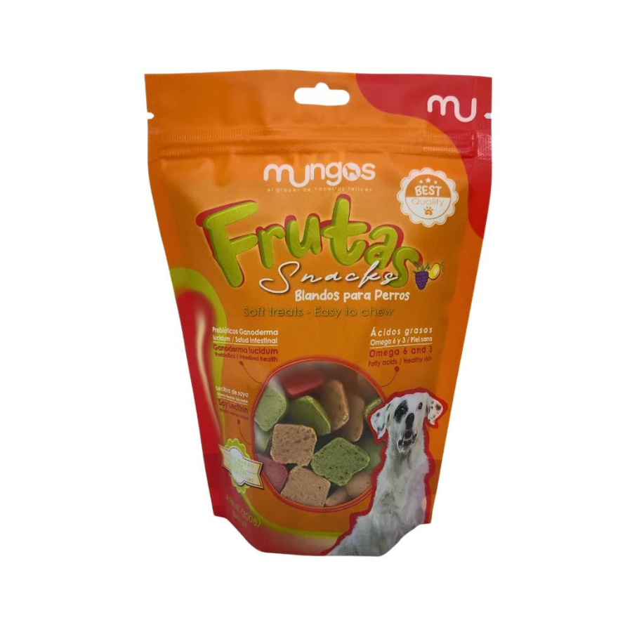 Snacks Mungos Galletas Horneadas Sabor a Frutas 200Grs