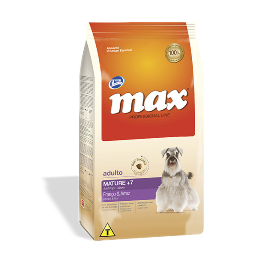 Concentrado para Perro Max Mature +7 Pollo y Arroz 2 Kg