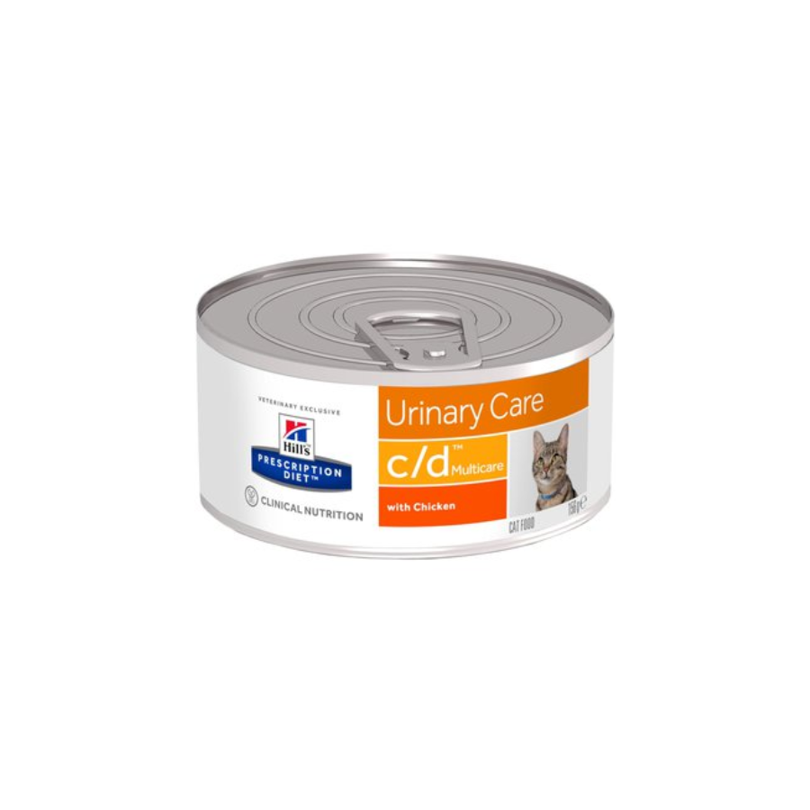 Alimento Húmedo Hills lata para Gato C/D Multicare Pollo 5,5 Oz