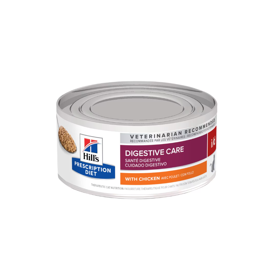 Alimento Húmedo Hills lata para Gato I/D 5,5 Oz