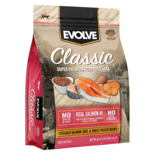 Concentrado Evolve Cat Classic Salmón X 2.72 Lb