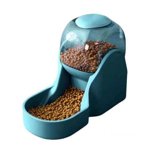 Dispensador de Comida por Gravedad Redondo para Mascotas Mediano Colores Surtidos