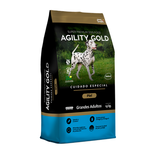 Concentrado Agility Gold para Perro Grandes Adultos Cuidado de la Piel 1,5 Kgs