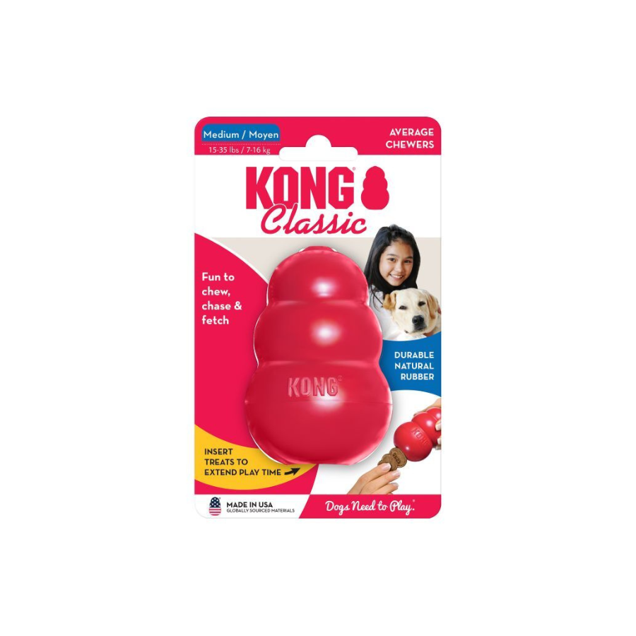 Juguete para Perro Kong Portapasabocas Classic Medium