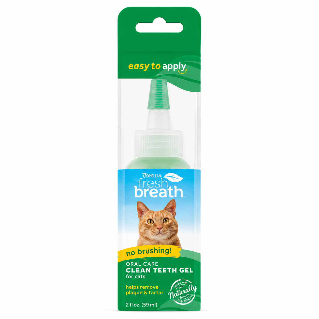 TropiClean Fresh Breath Gel Limpiador Dental para Gatos 59 ml